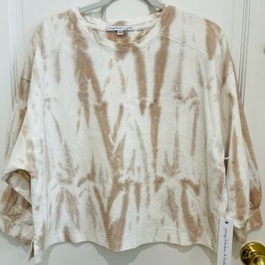 Young Fabulous & Broke NWT tan tie dye cropped XS